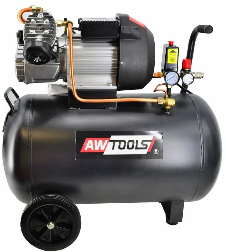 AW-Tools tepalinis oro kompresorius ZVA-50L V,  370 / min., talpa 50l