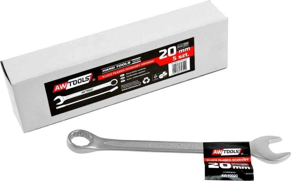AW-Tools AWTOOLS veržliaraktis su atviru galu CrV DIN3113 Dydis: 20 (MM)