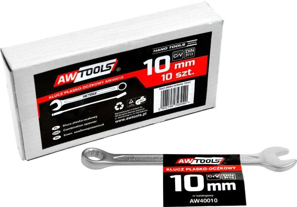 AW-Tools AWTOOLS kombinuotasis veržliaraktis CrV DIN3113 Dydis: 11 (MM)
