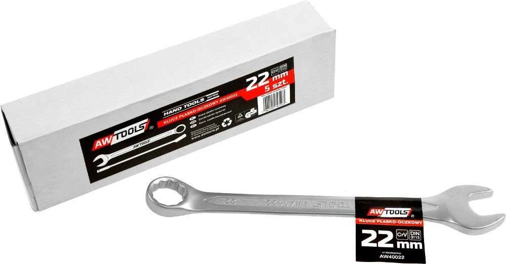 AW-Tools AWTOOLS veržliaraktis su atviru galu CrV DIN3113 Dydis: 22 (MM)