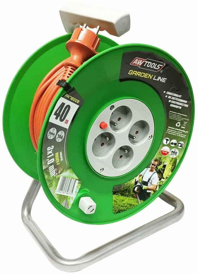 AW-Tools AWTOOLS pratęsimo laidas SODO LINIJA 20m 3x1mm 10A / 2300W