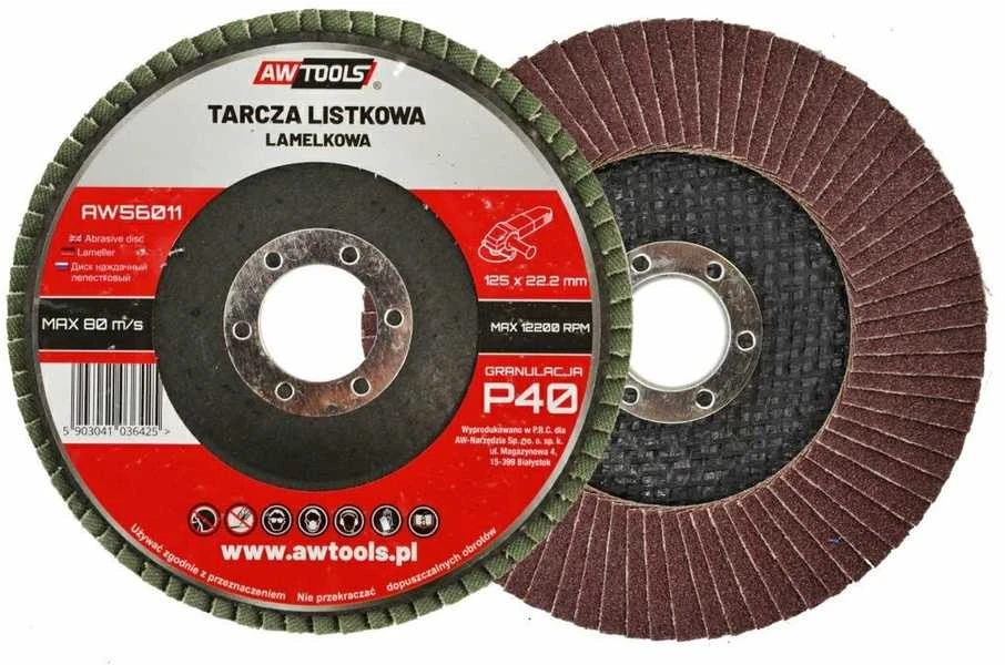 AW-Tools AWTOOLS VĖJO Pjūklo GALANDIMO DISKAS 125mm
