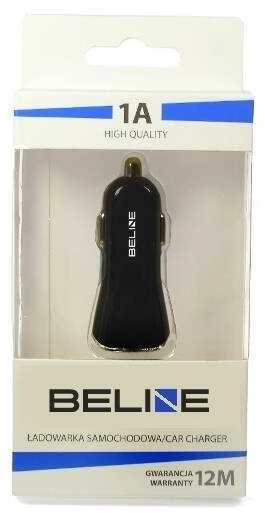 Beline ad. sam. 1xUSB 1A juoda/juodas (only head)