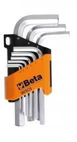 BETA HEX RAKTAI / PIN RAKTAI RINKINYS 9 vnt. 1,5-2-2,5-3-4-5-6-8-10 mm