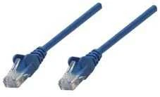 Mėlyna INTELLINET UTP LAN cable, patch, 0.25m, mėlynas, 2xRJ45, 737357