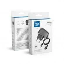 BlueStar „Blue Star PTC Blue Star“ 230 V maitinimo adapteris į USB 5 V / 2 A su atskiru „micro USB“ laidu