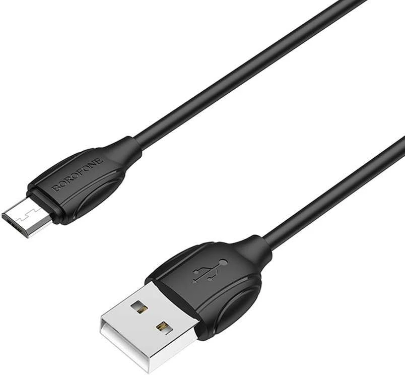 Borofone BOROPHONE USB KABELIS - BX19 2.4A MICRO USB 1M Juodas