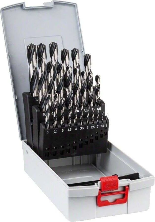 HSS Spiralinis grąžtas "PointTeQ" 25 dalių, "ProBox" 1–13 mm