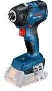 Smūginis veržliasūkis Bosch GDR 18V-200; 18 V (be akumuliatoriaus ir pakrovėjo) + Lagaminas