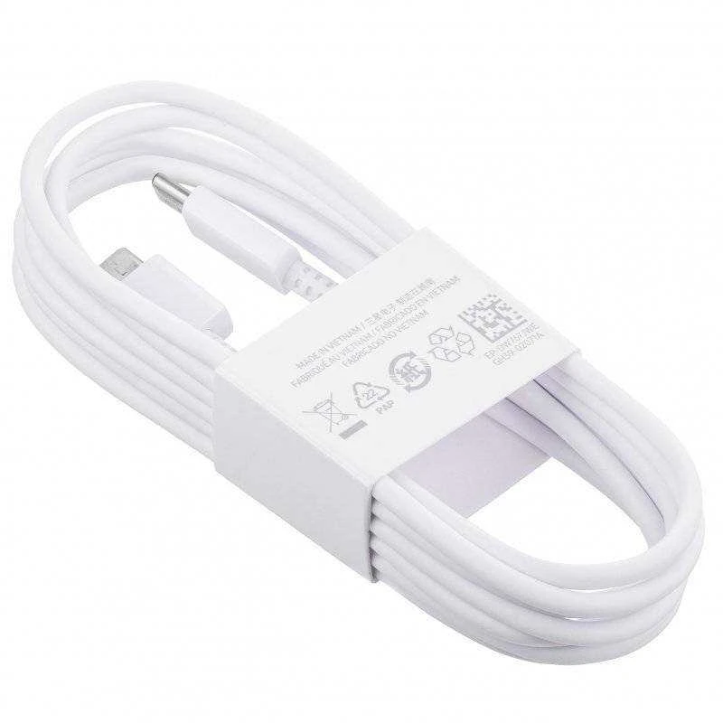 KABELIS SAMSUNG EP-DW767JWE USB-C - USB-C 25W 3A 1.8M Baltas BULK