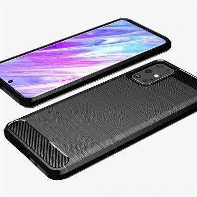 Dėklas CASE CARBON LUX Juodas SAMSUNG GALAXY NOTE 20 PLUS