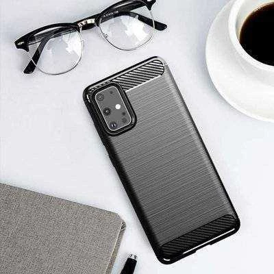 Dėklas CASE CARBON LUX Juodas SAMSUNG GALAXY NOTE 20 PLUS