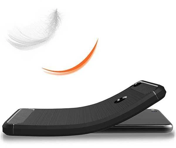Dėklas carbonlux CASE CARBON LUX Mėlynas HUAWEI NOVA 4