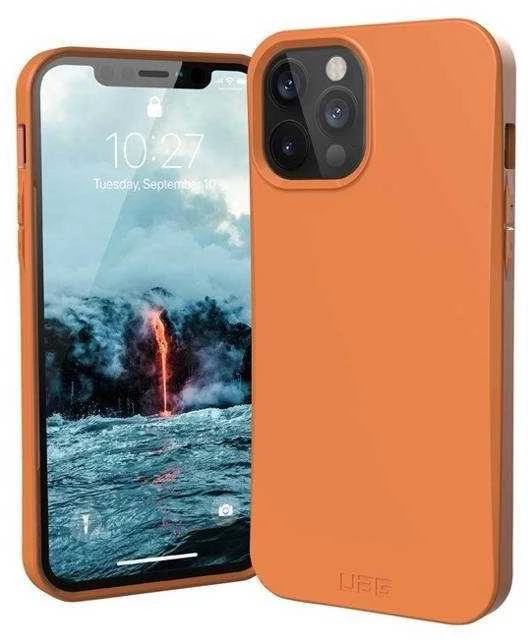 Urban Armor Gear Oranžinis CASE DĖKLAS UAG URBAN RUGGED GEAR OUTBACK BIO IPHONE 12 PRO MAX Oranžinis
