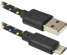 DEFENDER USB cable USB08-03T USB2.0 AM-MicroBM 1.0m
