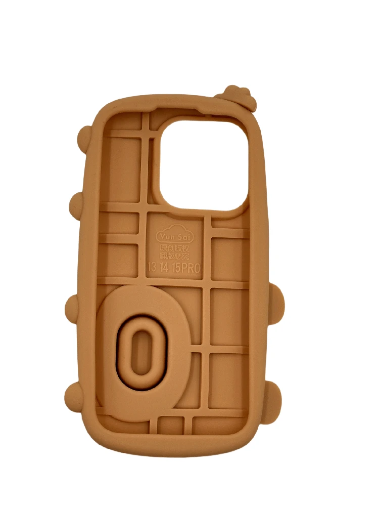 3Dcase DĖKLAS DĖKLAS 3D MEŠKUČIO DĖKLAS SU STOVĖJU IPHONE 13