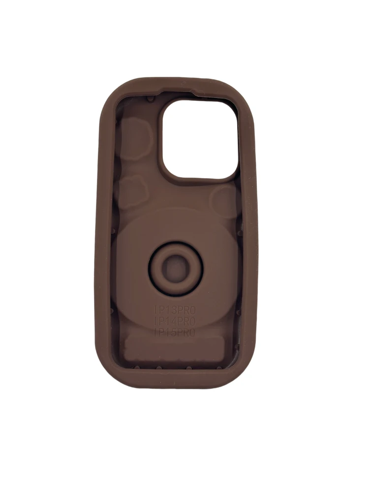 3Dcase DĖKLAS DĖKLAS 3D SAUSAINIO FORMOS DĖKLAS SU STOVĖJU IPHONE 13 PRO