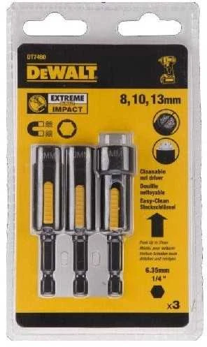 Smūginė sukimo galvutė DeWalt DT7460; 8 mm; 10 mm; 13 mm