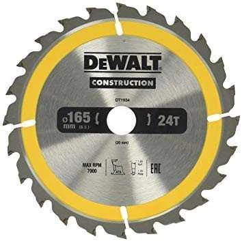 DEWALT PIŁA TARCZ.165x30mmx30z