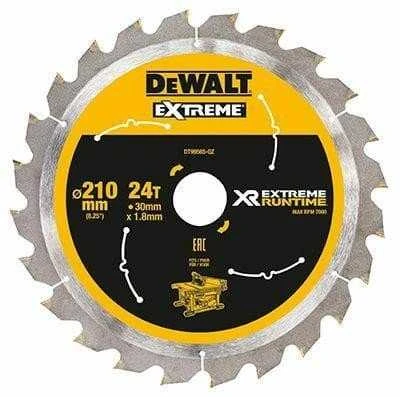 Pjovimo diskas Dewalt 210mm X 30mm 36T, DT99566-QZ