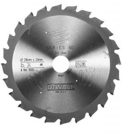 DEWALT pjovimo diskas 216x30mmx24z