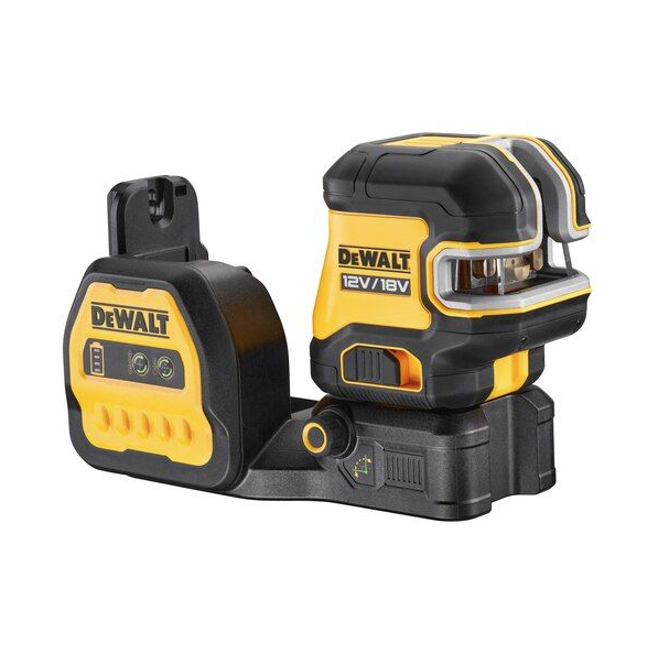 DEWALT.LASER LINIOWY 12/18V DCE825NG18 Žalias + 5-PUNKTOWY