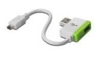 DIGITUS Micro USB charging cable incl. USB hub DA-70218