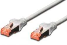 DIGITUS SFTP LAN laidas, patch 6 cat, 0,25m, pilkas, 2xRJ45, DK-1644-0025