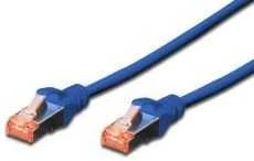DIGITUS SFTP LAN cable, patch 6 cat, 0.5m, mėlynas, 2xRJ45, DK-1644-005/B