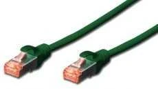 DIGITUS SFTP LAN kabelis, patch 6 cat, 0,5m, žalias, 2xRJ45, DK-1644-005/G