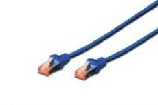 Mėlyna DIGITUS SFTP LAN cable, patch 6 cat, 1.0m, mėlynas, 2xRJ45, DK-1644-010/B