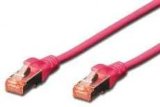 DIGITUS SFTP LAN kabelis, patch 6 cat, 2,0 m, rausvai raudona, 2xRJ45, DK-1644-020/MG