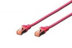 DIGITUS SFTP LAN cable, patch 6 cat, 3.0m, magenta, 2xRJ45, DK-1644-030/MG