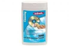 Valiklis Ednet Cleaning Tissues for CD/ DVD, 100pcs, 63011