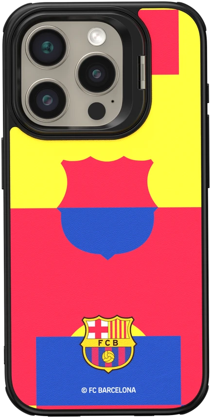 Ocpc „FC Barcelona“ dėklas, skirtas „iPhone 15 Pro“, magnetinis dėklas, „MagSafe“ OFCBMCIP15PMF MF