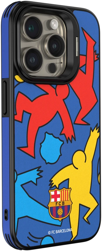 Ocpc „FC Barcelona“ dėklas, skirtas „iPhone 15 Pro“, magnetinis dėklas „MagSafe“ OFCBMCIP15PSP SP