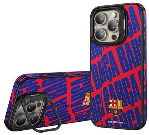 Ocpc „FC Barcelona“ dėklas, skirtas „iPhone 16 Pro“, magnetinis dėklas „MagSafe“ OFCBMCIP16PBC BC