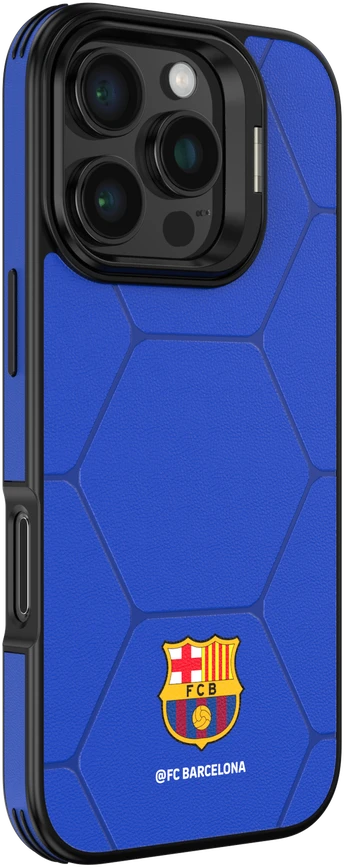 Ocpc „FC Barcelona“ dėklas, skirtas „iPhone 16 Pro Max“, magnetinis dėklas „MagSafe“ OFCBMCIP16PMBL, specialusis leidimas BL