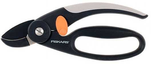 Fiskars Sekatorius atraminiais ašmenimis su pirkštams skirta anga P43, 1001535