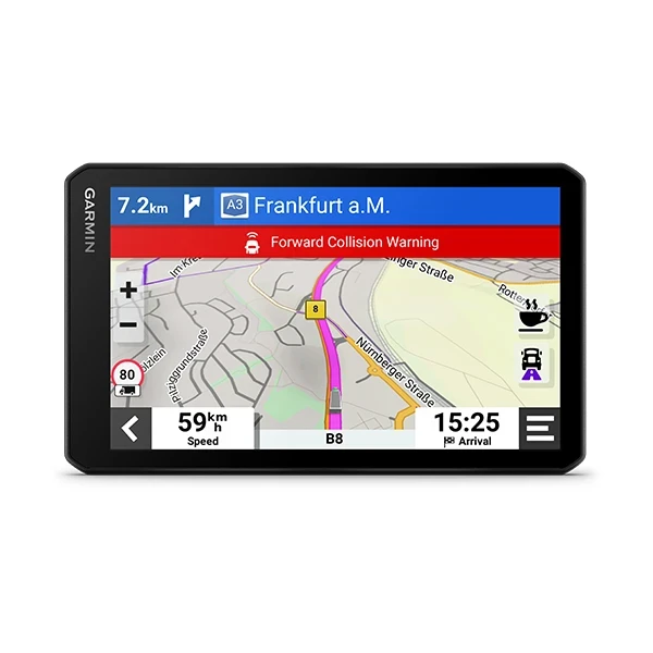 Sunkvežimio palydovinė navigacija su įmontuotu vaizdo registratoriumi +MT-D Garmin dēzlCam LGV710 7"