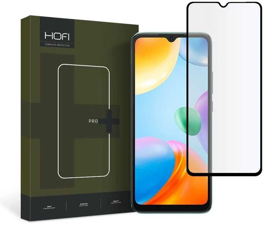HOFI GLASS PRO+ XIAOMI REDMI 10C Juodas TEMPERED GLASS