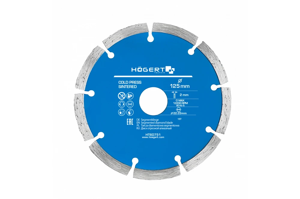 HOGERT TARCZA DIAMENTOWA 125x22,2/SEG.