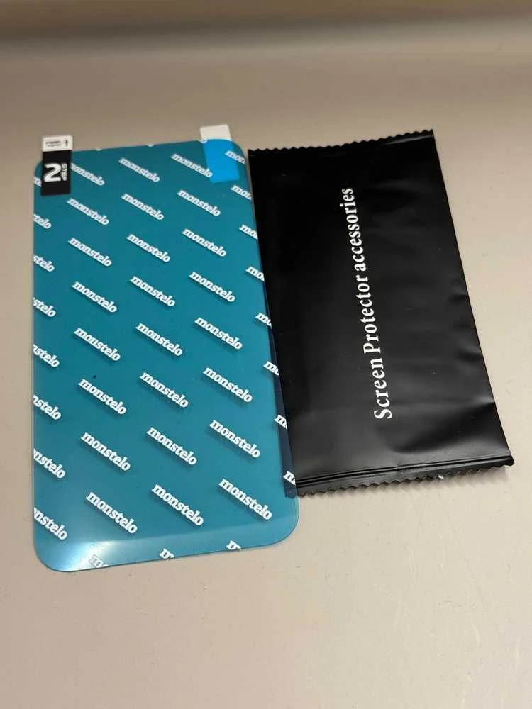 Hibridinis stiklas 9H MONSTELO iPhone 16 Pro + surinkimo rinkinys 5 vnt.