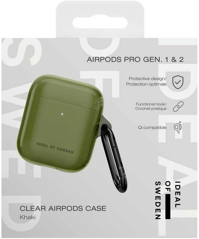 „Ideal of Sweden AirPods Gen 1/2“ dėklas, chaki spalvos