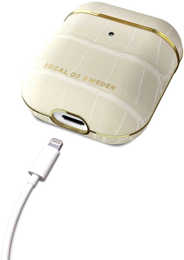 Ideal of Sweden Atelier AirPods dėklas Kreminis rusvai gelsvas Headphone dėklas