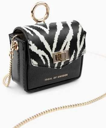 Ideal of Sweden Ava Mini Airpods krepšys, „Zebra Eclipse“