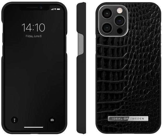 Dėklas IDEAL OF SWEDEN IDACSS21-I2061-306 IPHONE 12/12 PRO CASE Juodas Sidabrinis