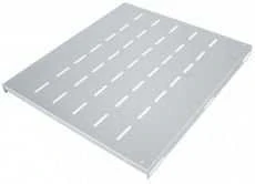 INTELLINET 19" fiksuota lentyna 1U, 525 mm Gylis, pilka, 712248
