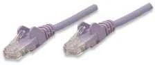 Intracom INTELLINET tinklo kabelis Cat5e U/UTP 1,0m 3ft. Raudona RJ-45 Vyriški / RJ-45 Vyriški Paauksuoti kontaktai.
