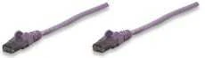 INTELLINET Network Cable, Cat6, UTP RJ-45 Male / RJ-45 Male, 1.0 m, Violetinė, 393126